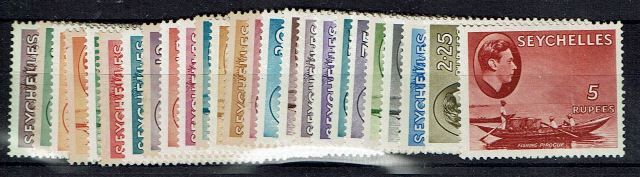 Image of Seychelles SG 135/49 LMM British Commonwealth Stamp